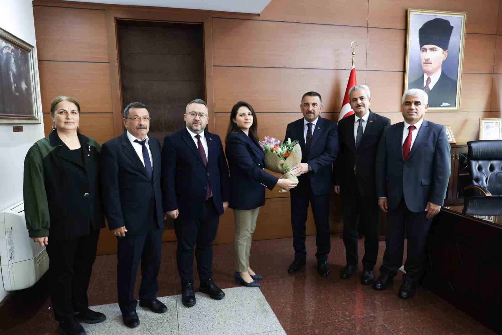 Zonguldak SGK heyetinden Vali Hacıbektaşoğlu&rsquo;na ziyaret