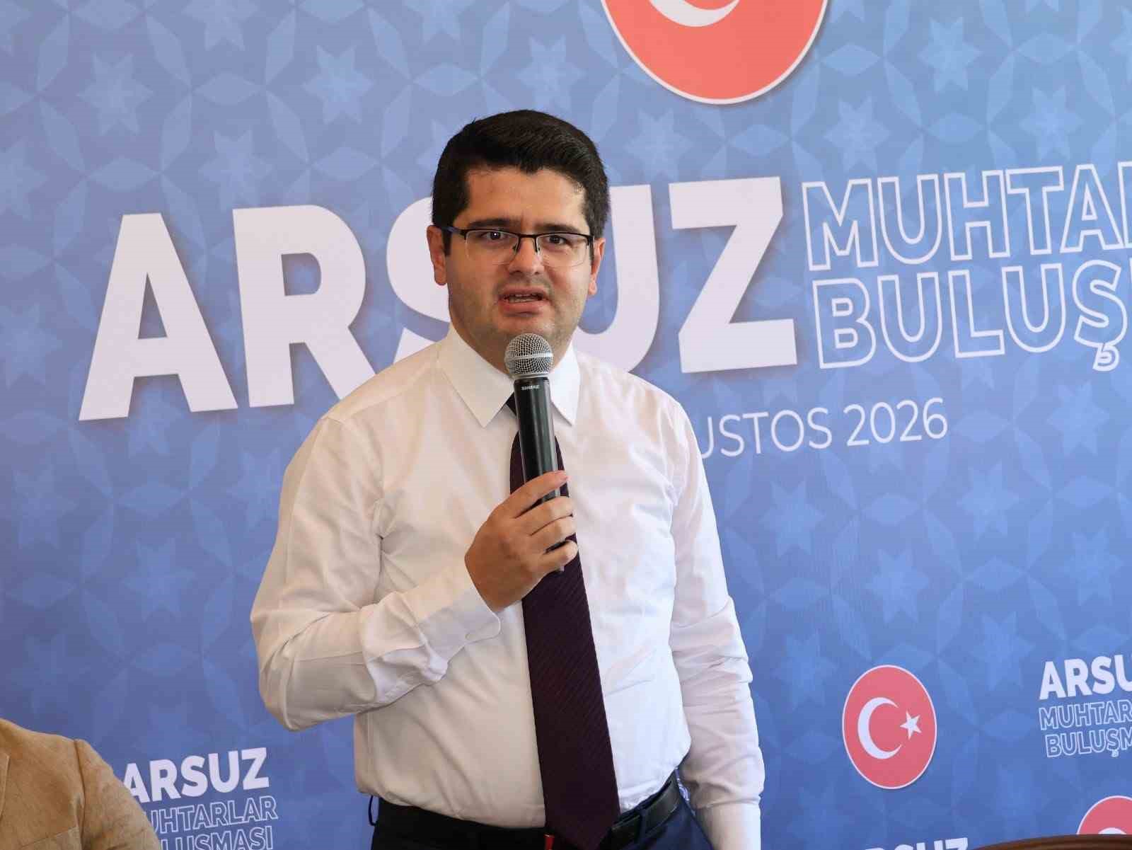 Arsuz&rsquo;da muhtarlar buluşmasında mahallelerin sorunları değerlendirildi
