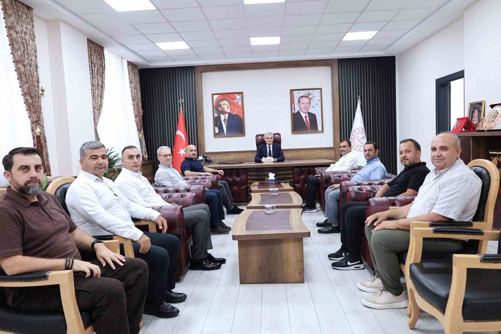 Eğitim-Bir-Sen Adana Şubesi Kahramanmaraş&rsquo;ta temaslarda bulundu