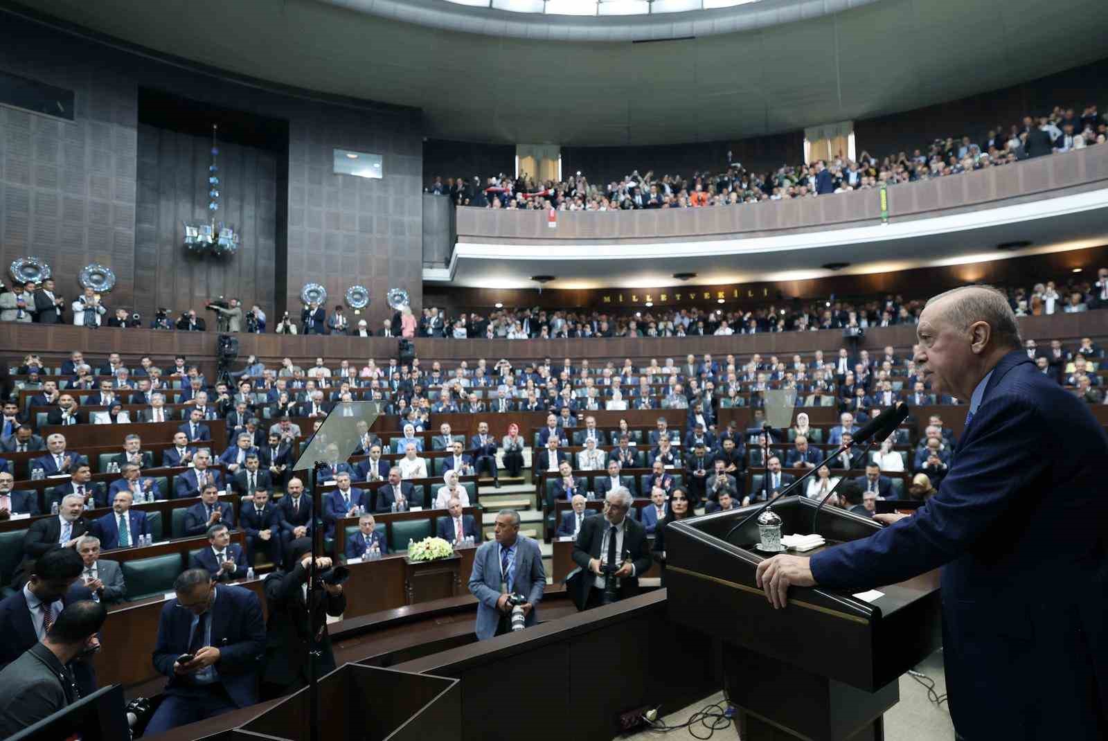 Cumhurbaşkanı Erdoğan: "Doğu Akdeniz&rsquo;de T&uuml;rkiye&rsquo;nin ve Kıbrıs T&uuml;rk&uuml;&rsquo;n&uuml;n hak ve hukukuna kastedilirse cevabımız &ccedil;ok sert olur" (2)