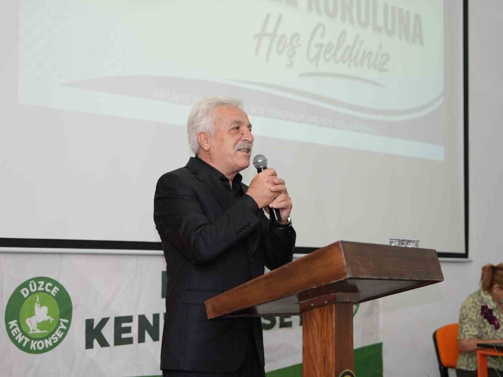 D&uuml;zce Kent Konseyi yeni başkanı Orhan Yılmaz oldu