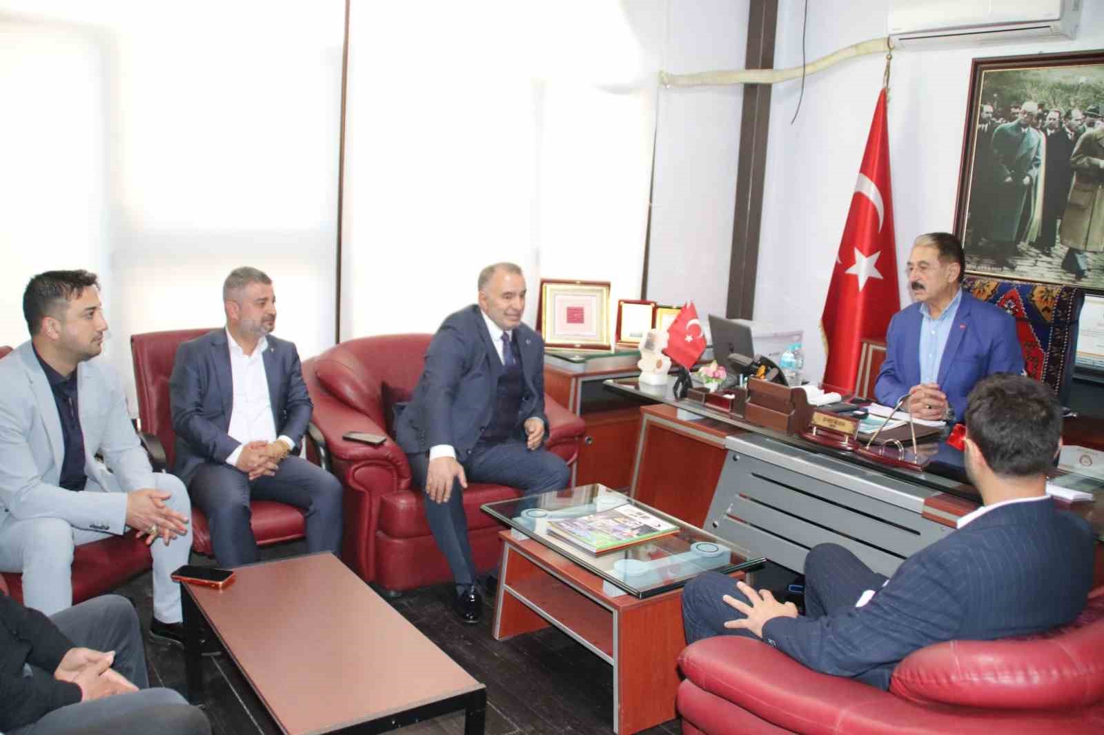 Demiryol-İş heyetinden MESOB&rsquo;a tebrik ziyareti