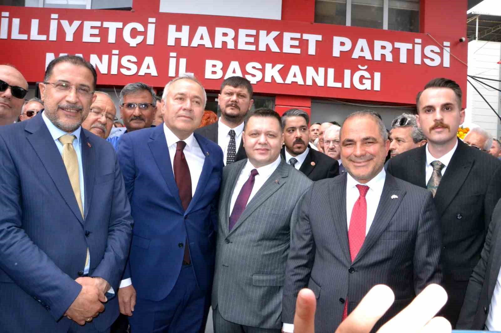 MHP Manisa&rsquo;da devir teslim t&ouml;reninde birlik ve Cumhur İttifakı vurgusu