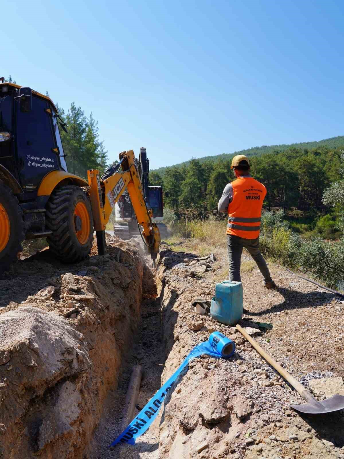 Yatağan &Ccedil;amlıca&rsquo;ya kesintisiz i&ccedil;me suyu