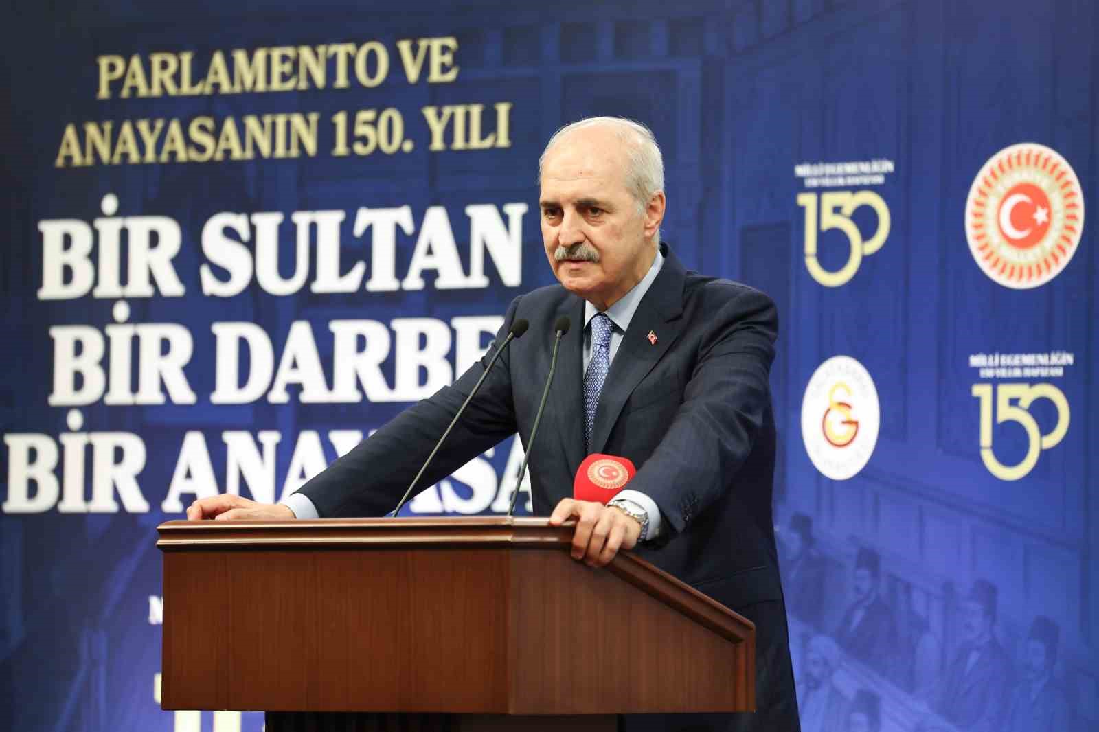 TBMM Başkanı Kurtulmuş: "Türkiye kendi anayasasını yaparak önündeki bütün engelleri kaldıracak"