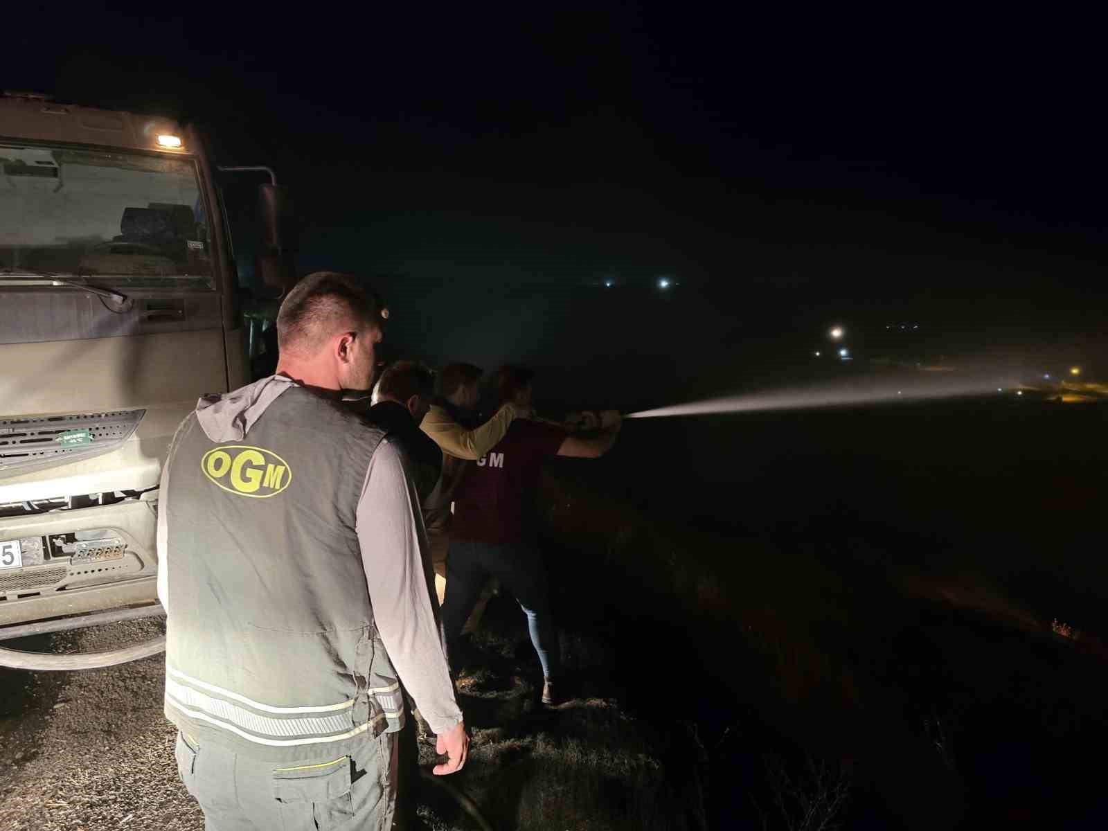 İdil&rsquo;de alevlerle saatlerce m&uuml;cadele: Yangın k&ouml;y evlerine ulaşmadan s&ouml;nd&uuml;r&uuml;ld&uuml;