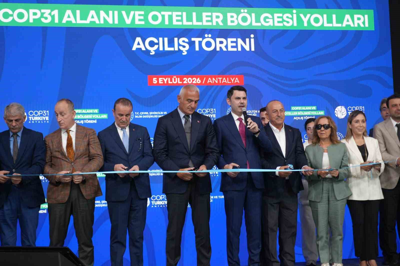 Bakan Kurum&rsquo;dan COP31 sonrası EXPO alanı a&ccedil;ıklaması: "Burası 7 g&uuml;n 24 saat işleyen, Antalya&rsquo;ya değer katan bir tesis olacak"