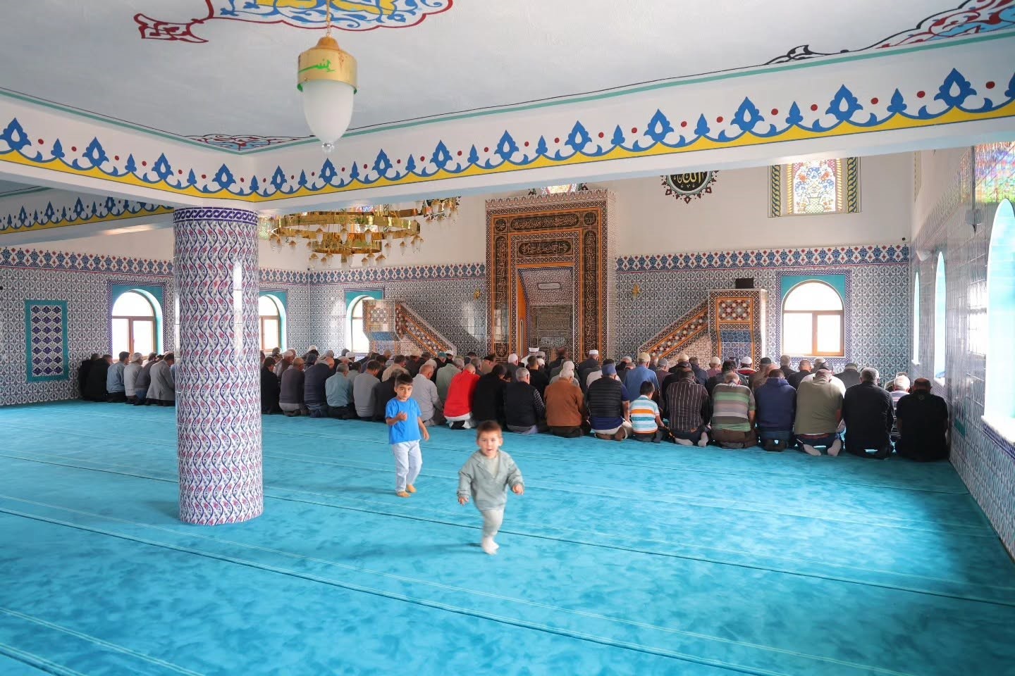 Aydıntepe&rsquo;de Hacı Abdullah Erdoğan Camii ibadete a&ccedil;ıldı