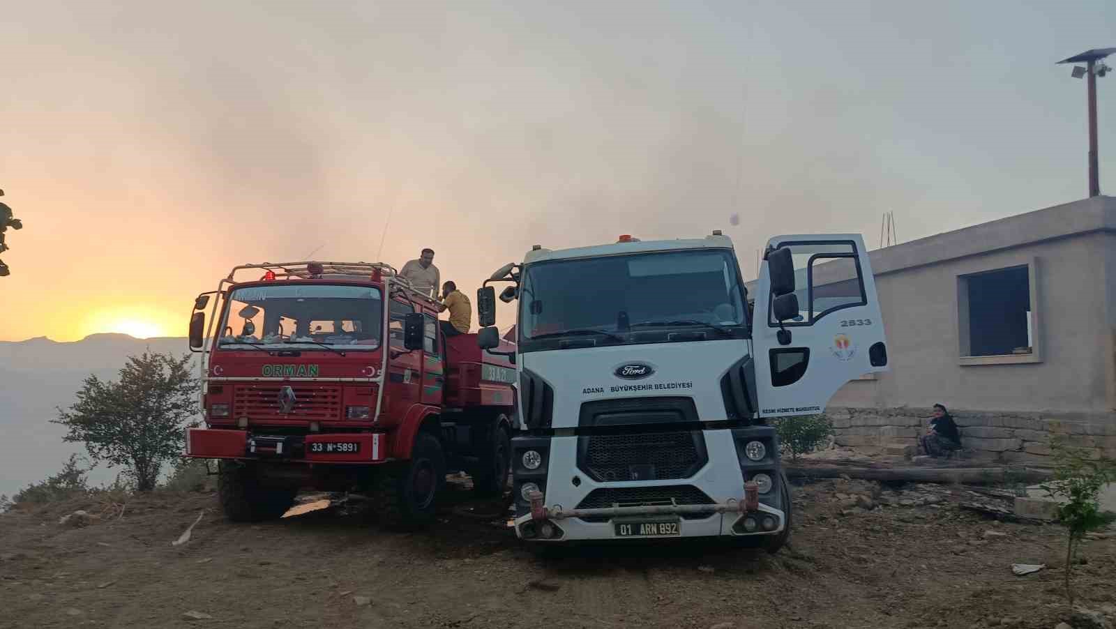 Adana&rsquo;da orman yangını 70 hektar b&uuml;y&uuml;kl&uuml;ğ&uuml;ne ulaştı