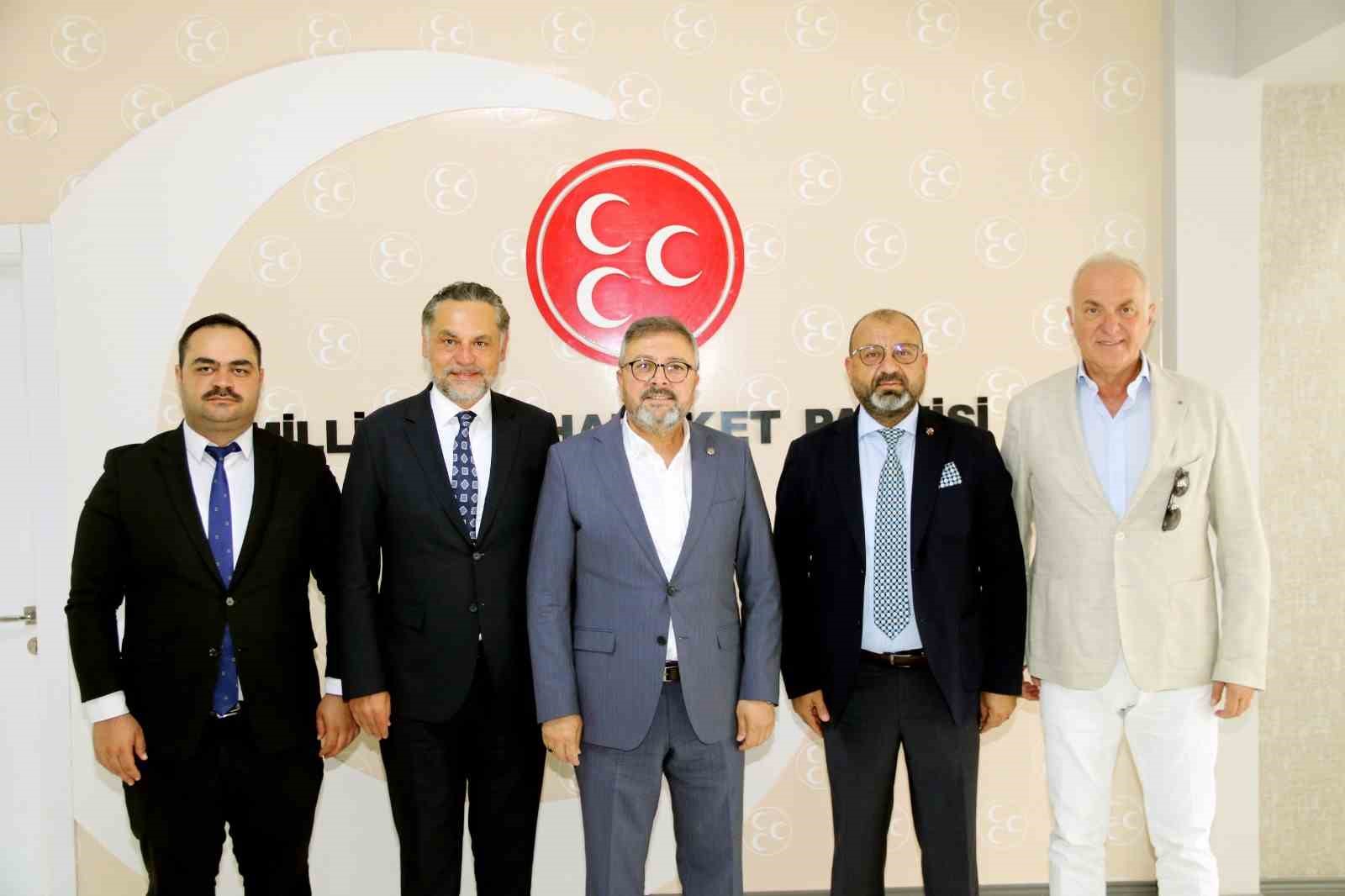 K&uuml;tahya OSB&rsquo;den Başsavcı Kılı&ccedil; ve MHP İl Başkanı T&uuml;rker&rsquo;e hayırlı olsun ziyareti