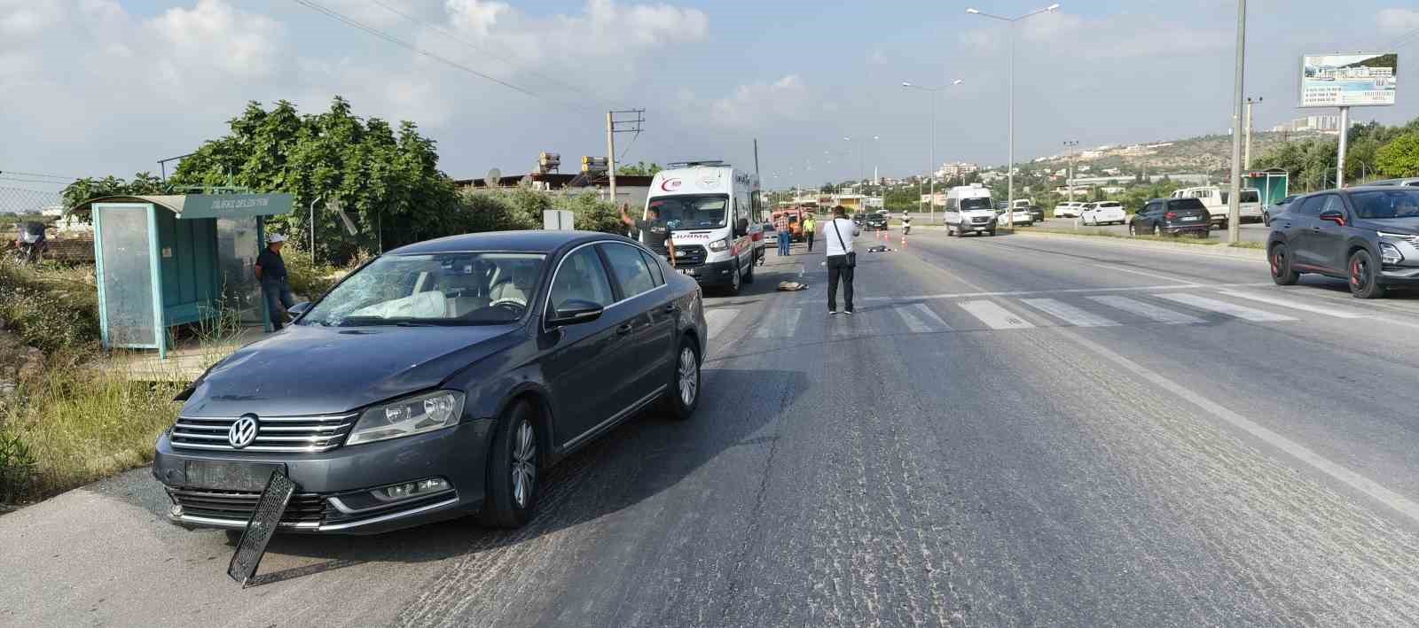Mersin&rsquo;de trafik kazası: 1 &ouml;l&uuml;, 1 yaralı