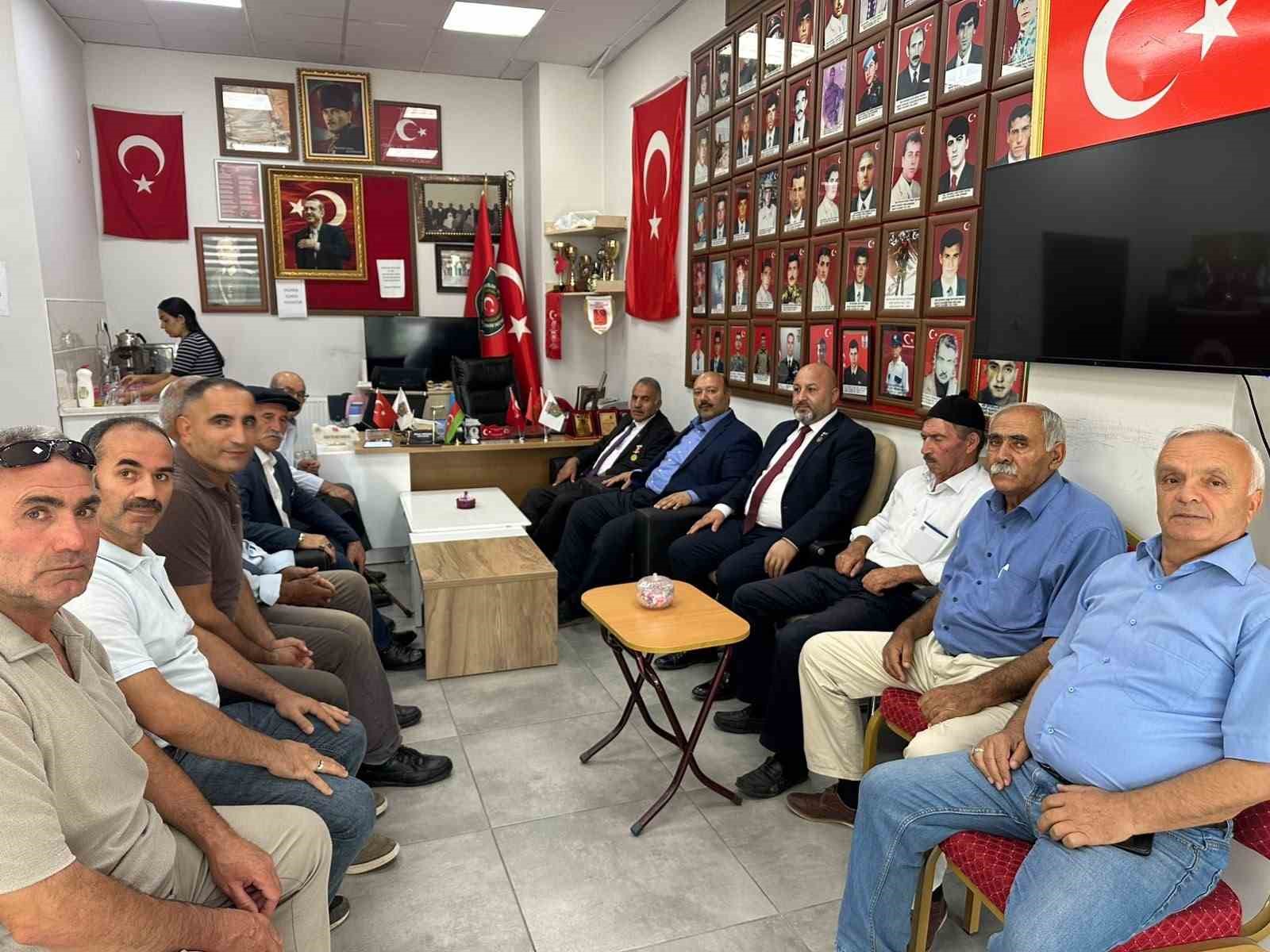 Anadolu Aşiretler Federasyonundan Iğdır Şehit ve Gazi Derneği&rsquo;ne ziyaret