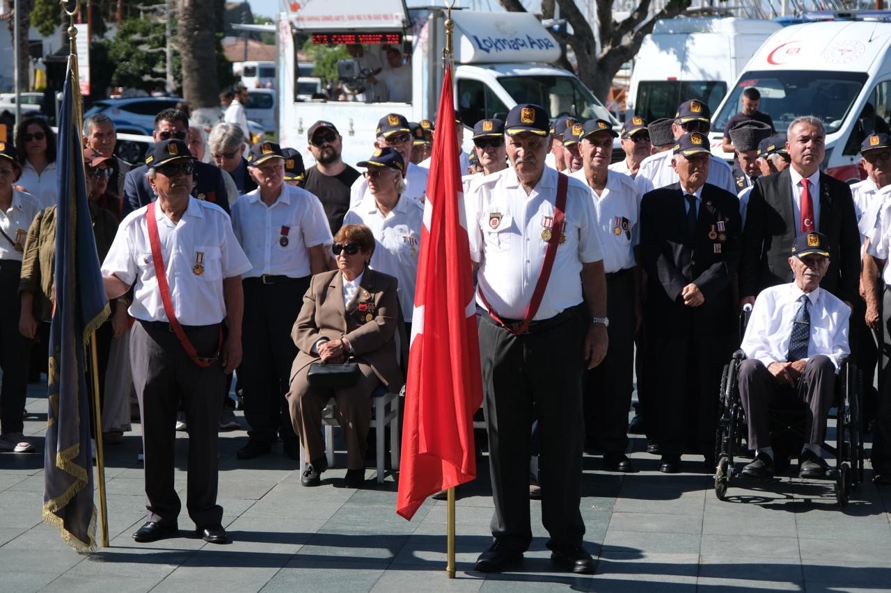 Bodrum&rsquo;da Gaziler G&uuml;n&uuml; t&ouml;renle kutlandı
