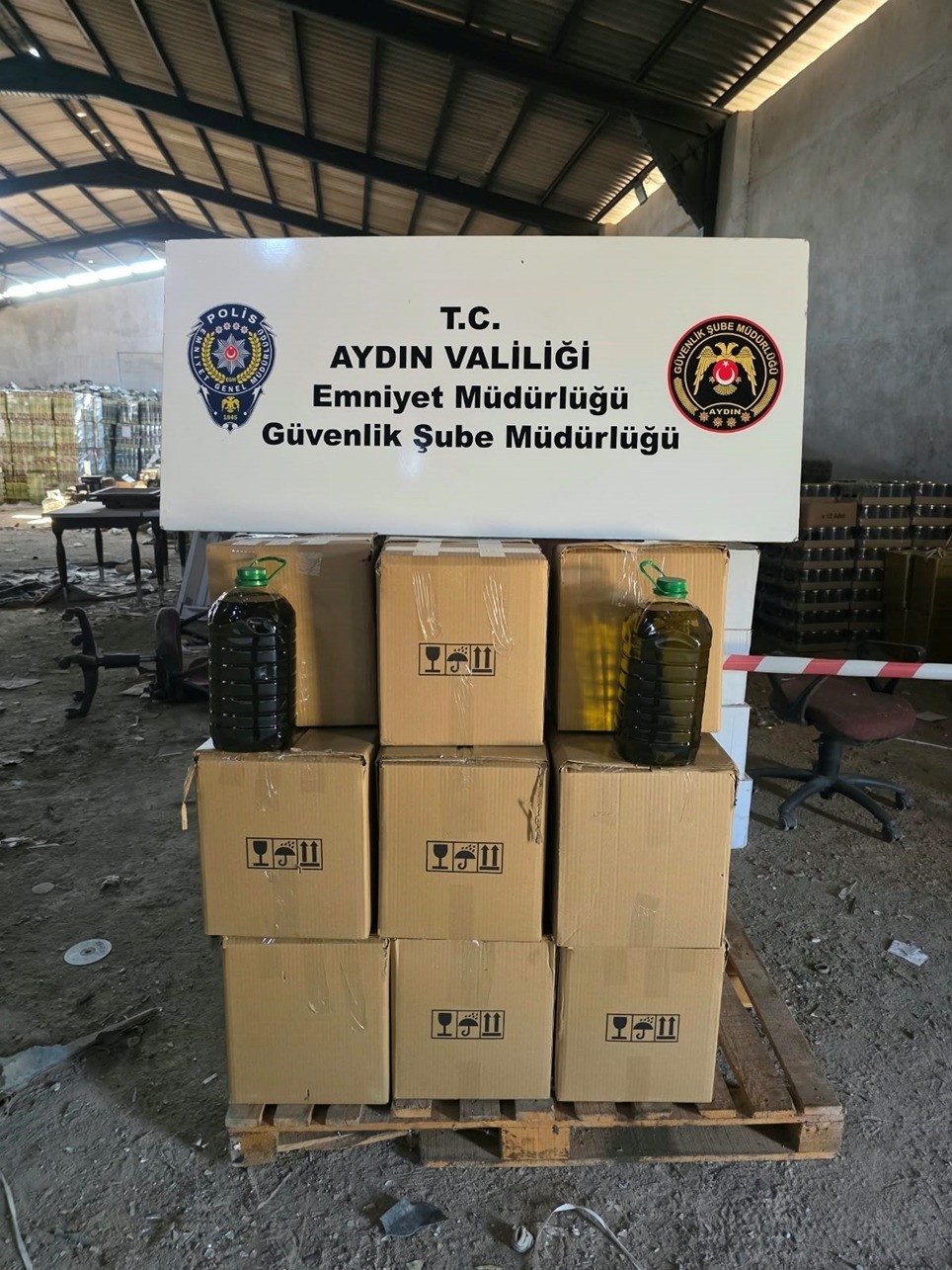 Aydın&rsquo;da 2 milyon liralık tağşiş &uuml;r&uuml;n operasyonu