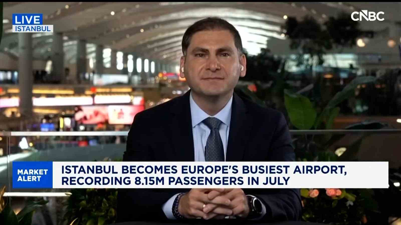 İGA İstanbul Havalimanı CEO&rsquo;su Bilgen, CNBC World&rsquo;e canlı bağlandı