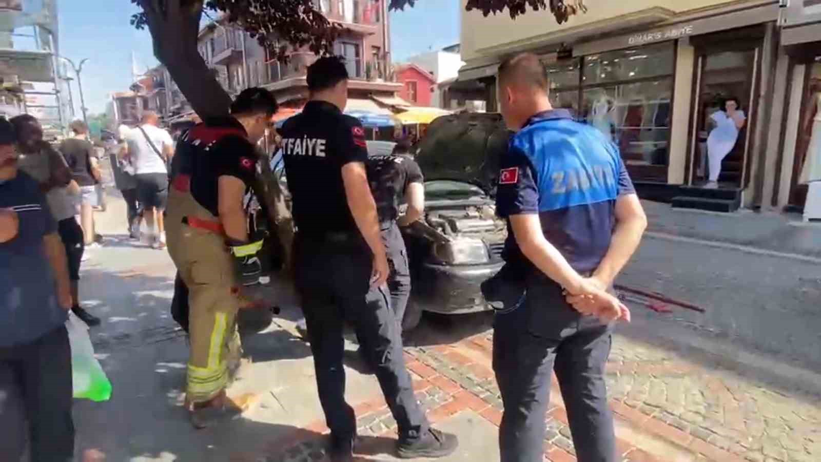 Kaputtan miyav sesi geldi, itfaiye ekipleri harekete ge&ccedil;ti