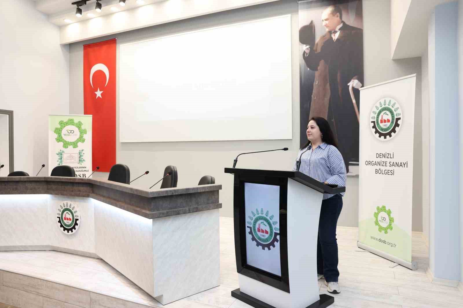 Denizli OSB&rsquo;de personele y&ouml;nelik &ccedil;evre farkındalık ve sıfır atık eğitimi ger&ccedil;ekleştirildi
