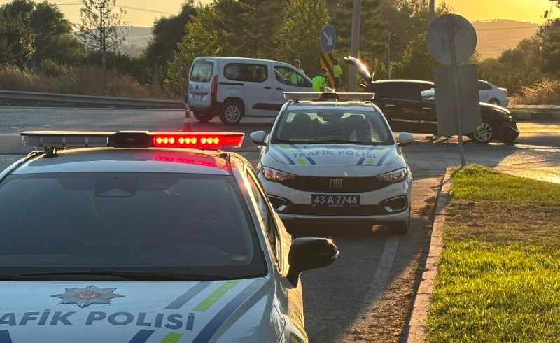 Tavşanlı&rsquo;da trafik kazası, 1 yaralı