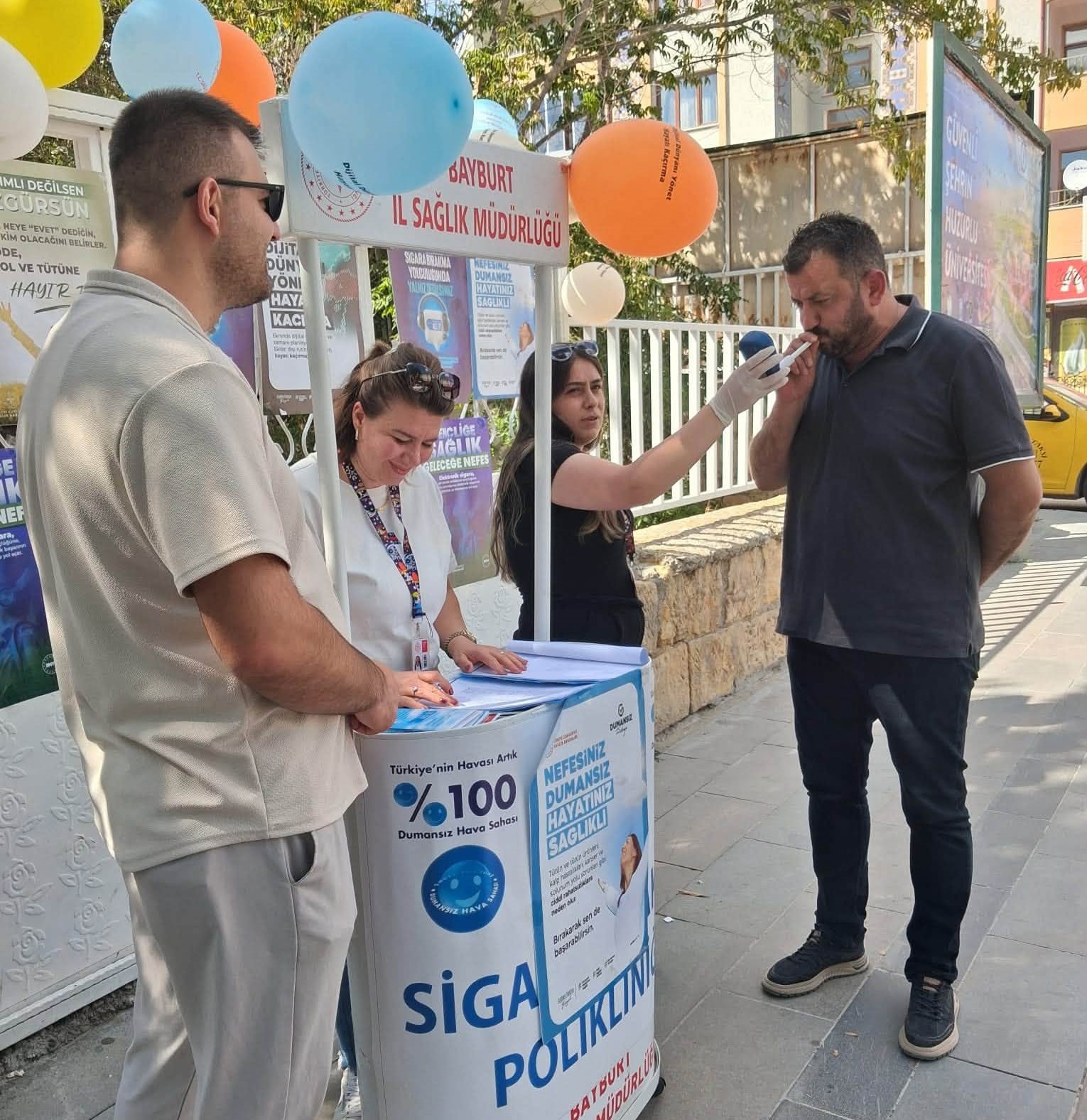 Bayburt&rsquo;ta vatandaşlara bağımlılığın riskleri anlatıldı