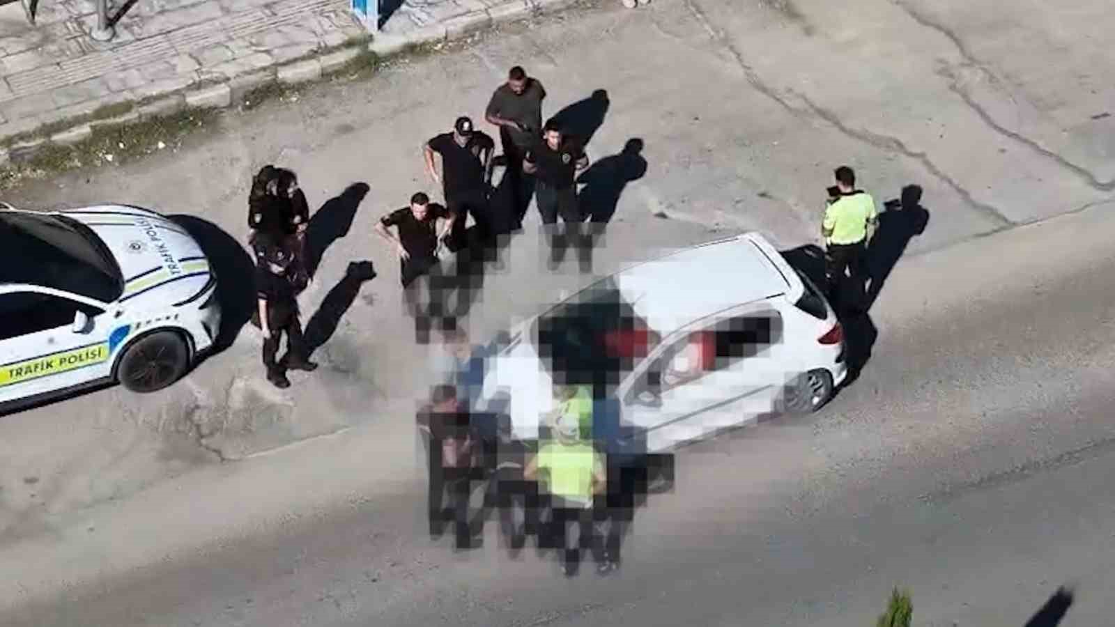 Denetimi g&ouml;r&uuml;nce yer değiştirdi, dron saniye saniye kaydetti