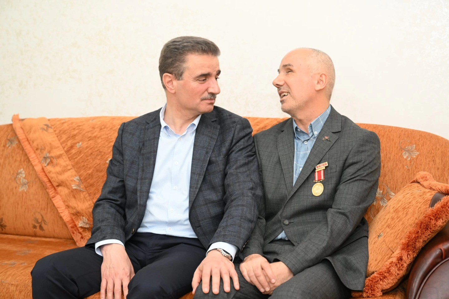 Kahraman gazilere bayram ziyareti