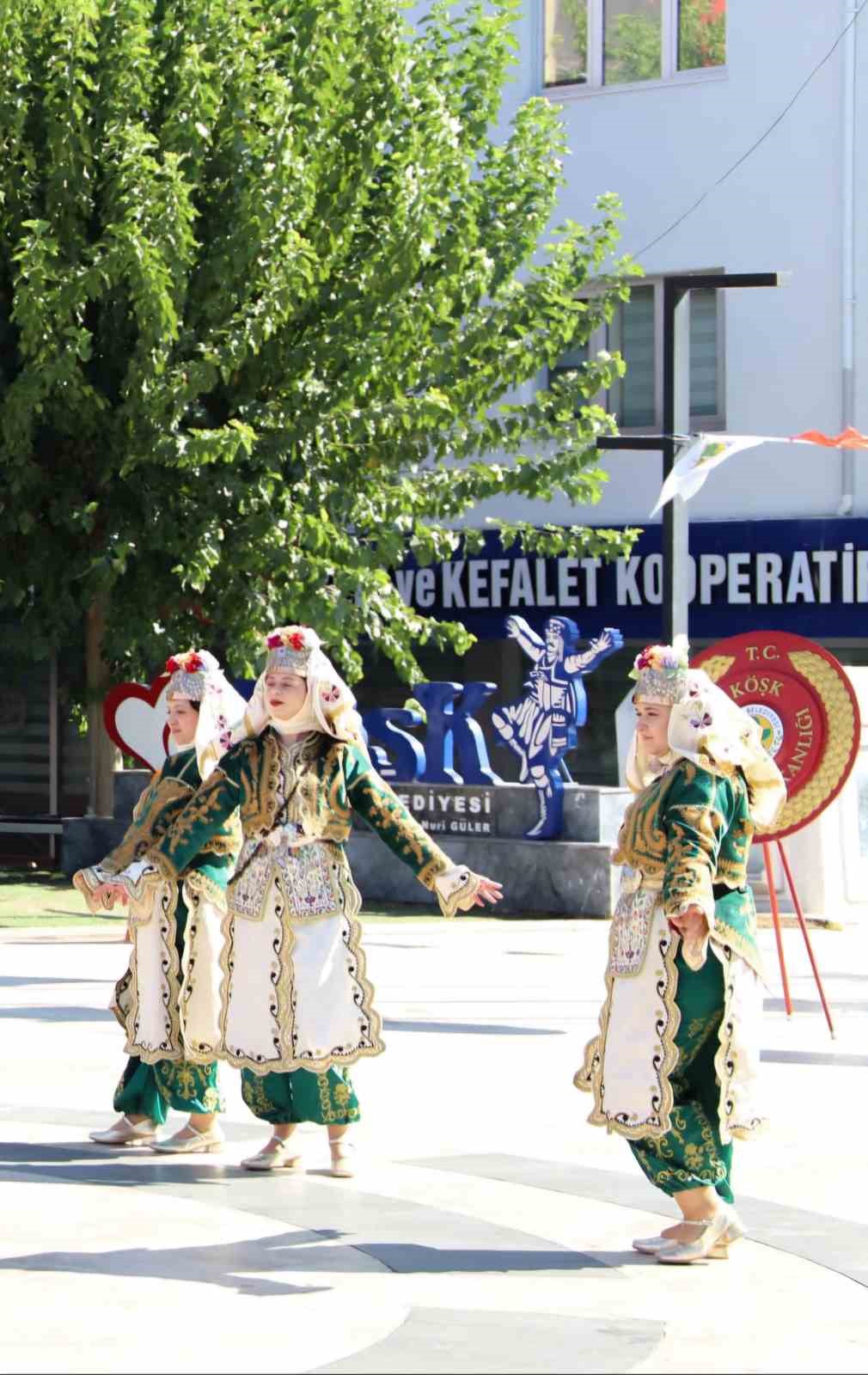 K&ouml;şk&rsquo;te 30 Ağustos Zafer Bayramı gurur ve coşkuyla kutlandı