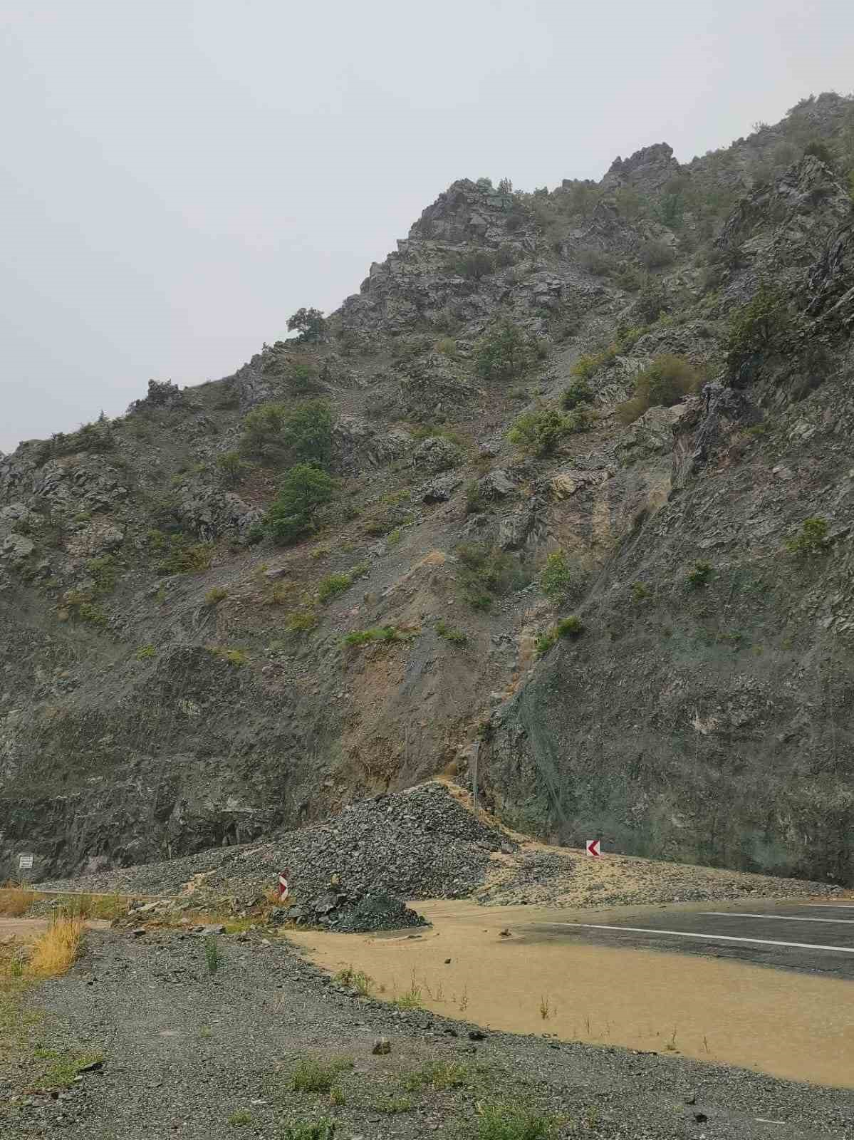 Artvin&rsquo;de sağanak heyelan ve sele neden oldu