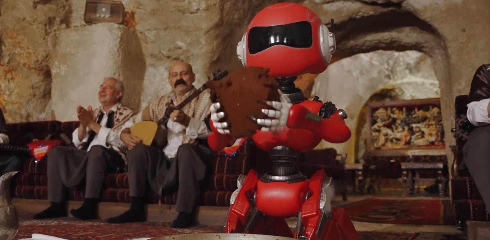 TEKNOFEST robotu sıra gecesinde &ccedil;iğk&ouml;fte yoğurdu