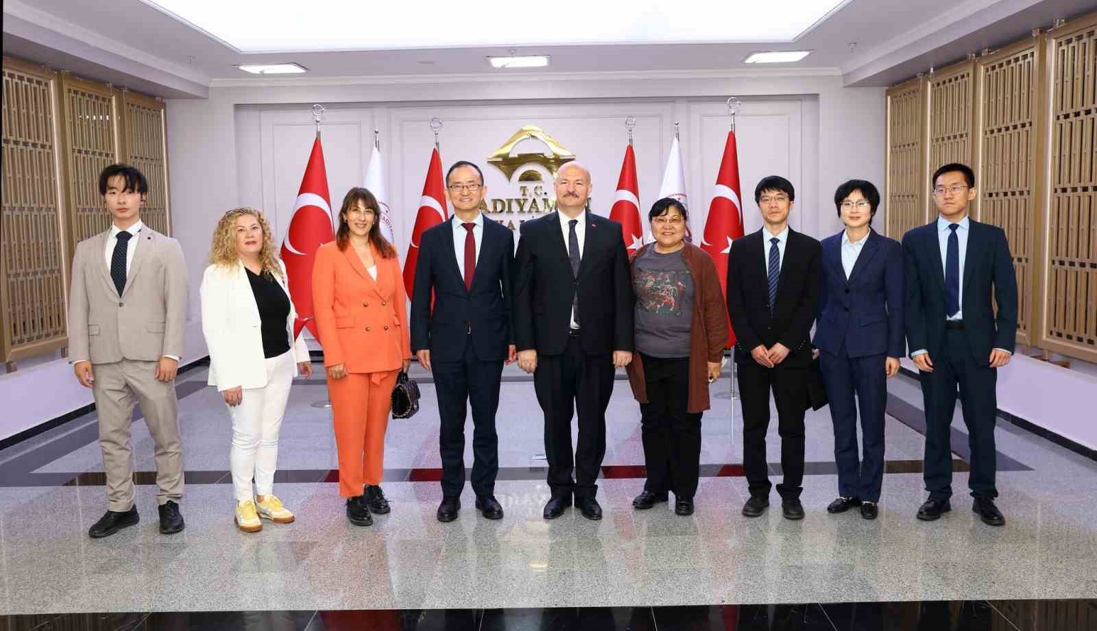 &Ccedil;in B&uuml;y&uuml;kel&ccedil;isi Jiang Xuebin&rsquo;den Adıyaman Valiliğine Ziyaret