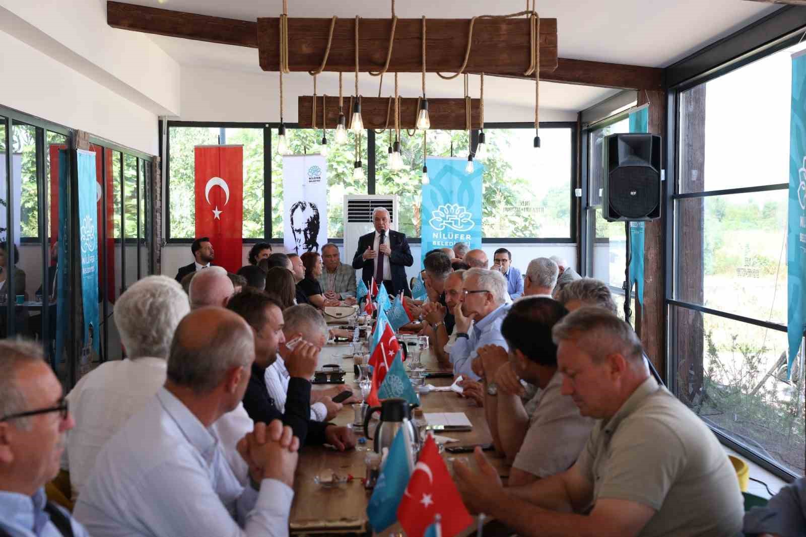 Başkan Şadi &Ouml;zdemir, muhtarlara turizm projelerini anlattı