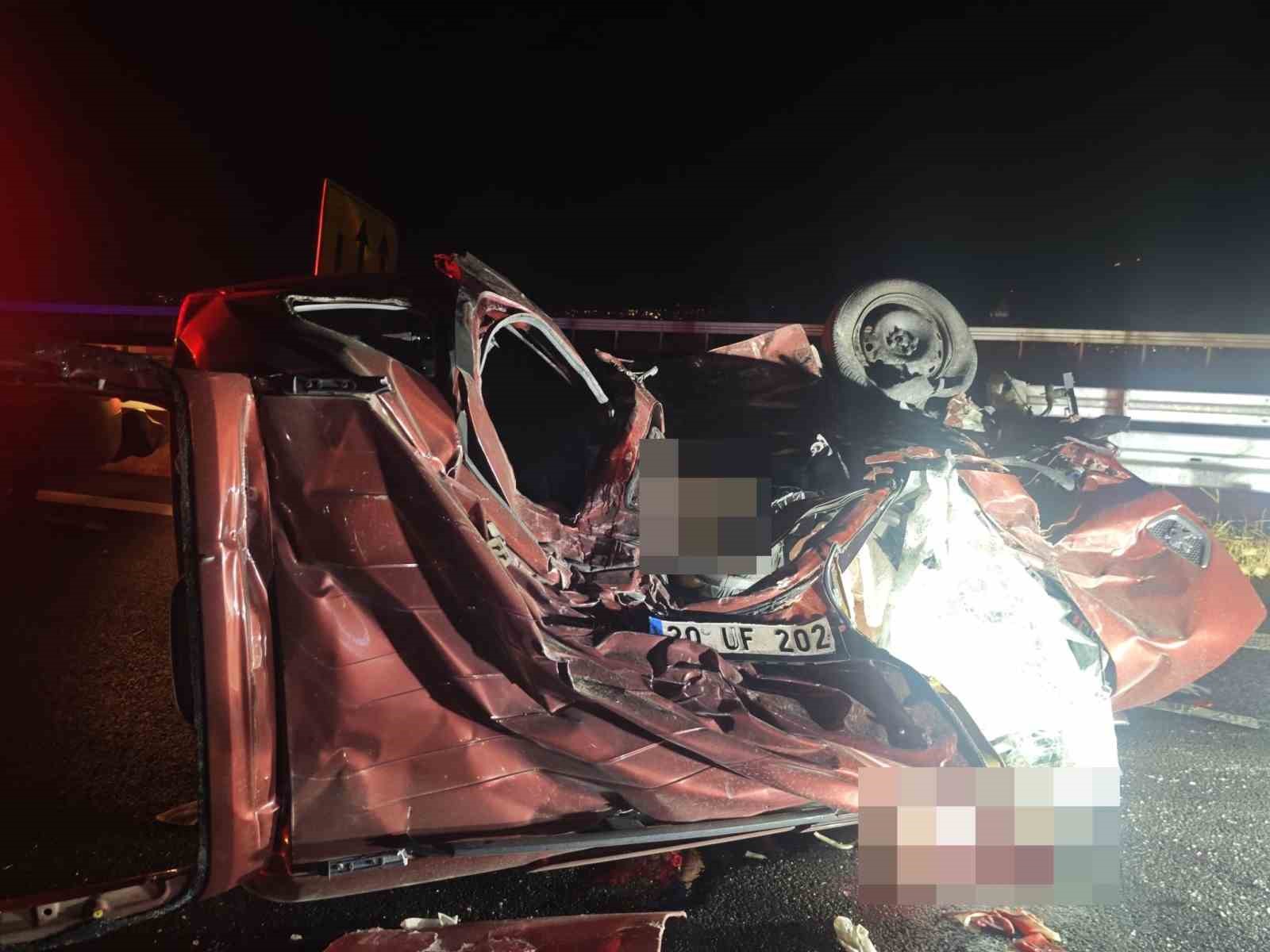 Aydın&rsquo;da trafik kazası: 3 &ouml;l&uuml;