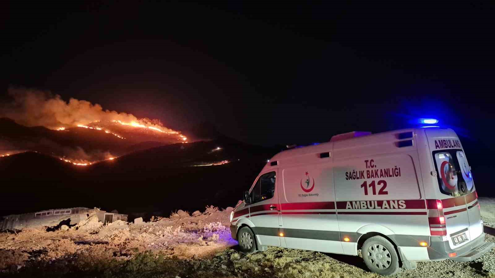 Bodrum&rsquo;da yangın kontrol altına alındı