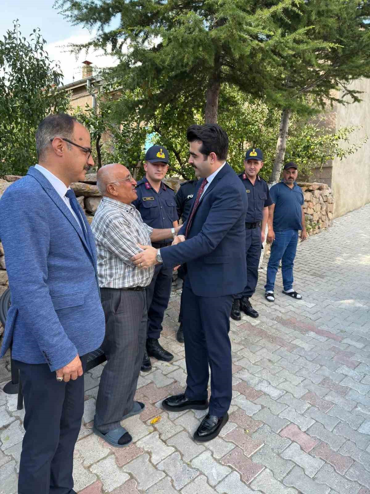 Tomarza&rsquo;da Gaziler G&uuml;n&uuml;&rsquo;nde anlamlı ziyaret