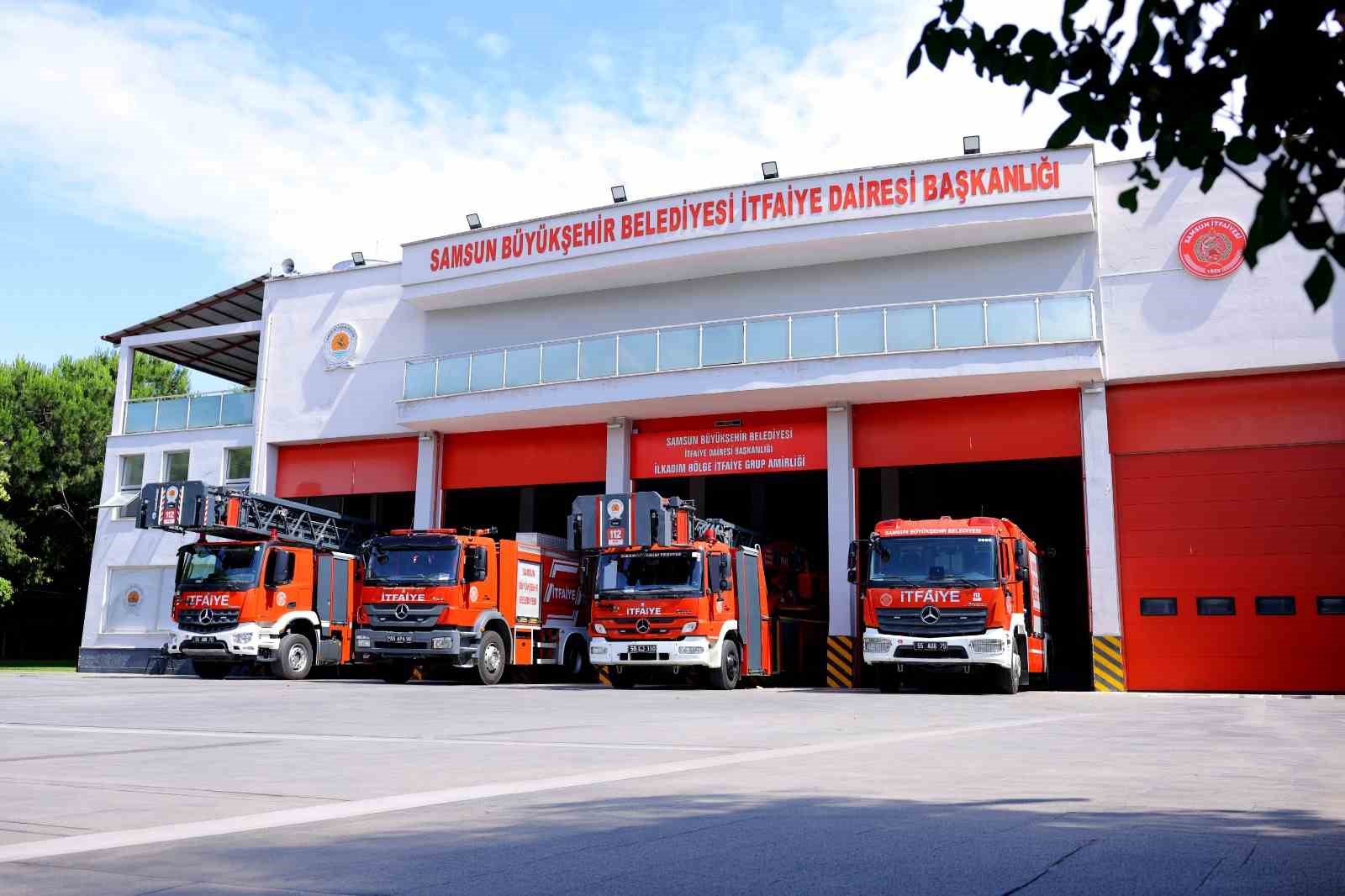 Samsun İtfaiyesi 9 ayda 8 bin 157 olaya m&uuml;dahale etti