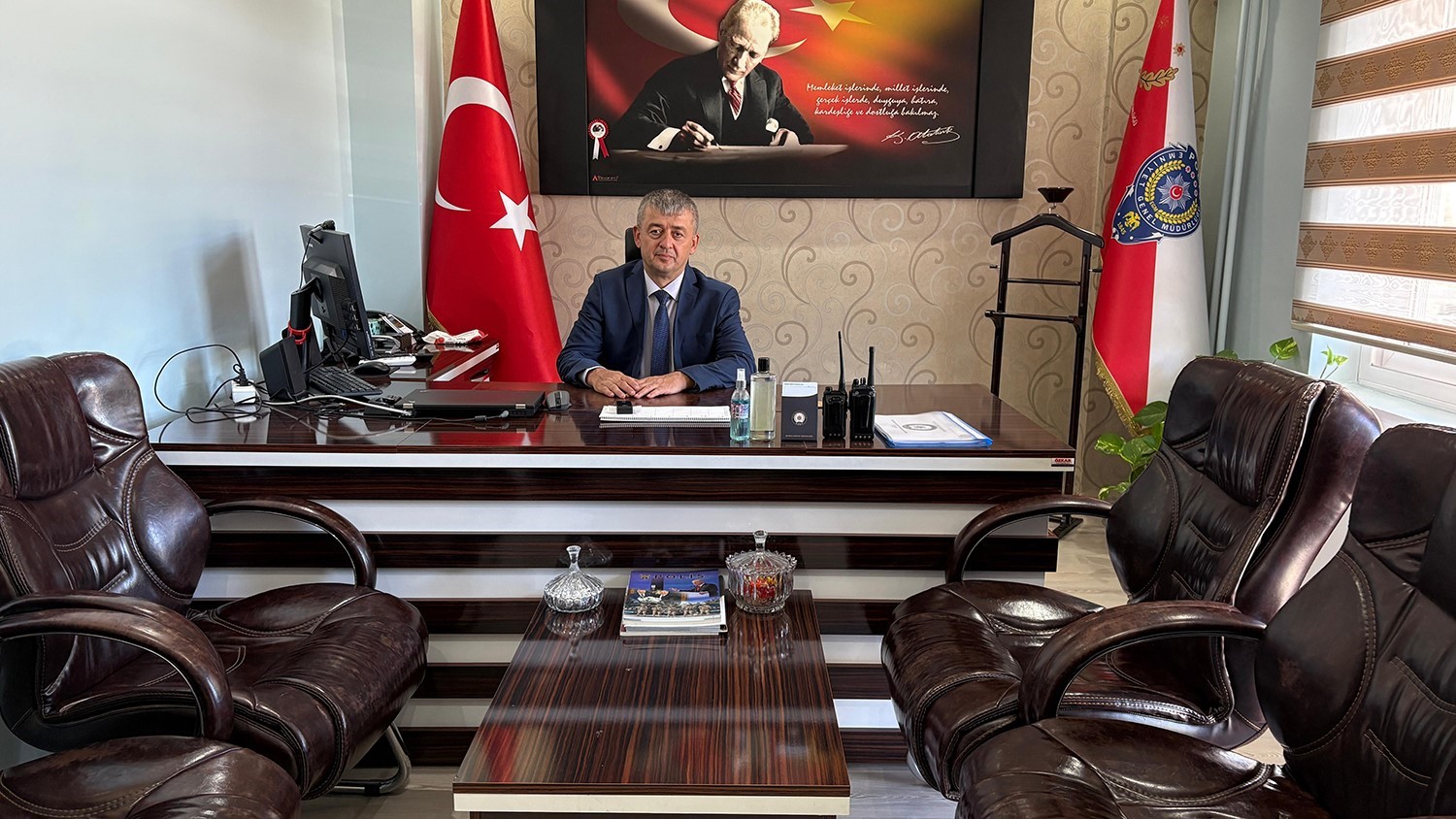 Emniyet Amiri Ayhan Camcı g&ouml;reve başladı