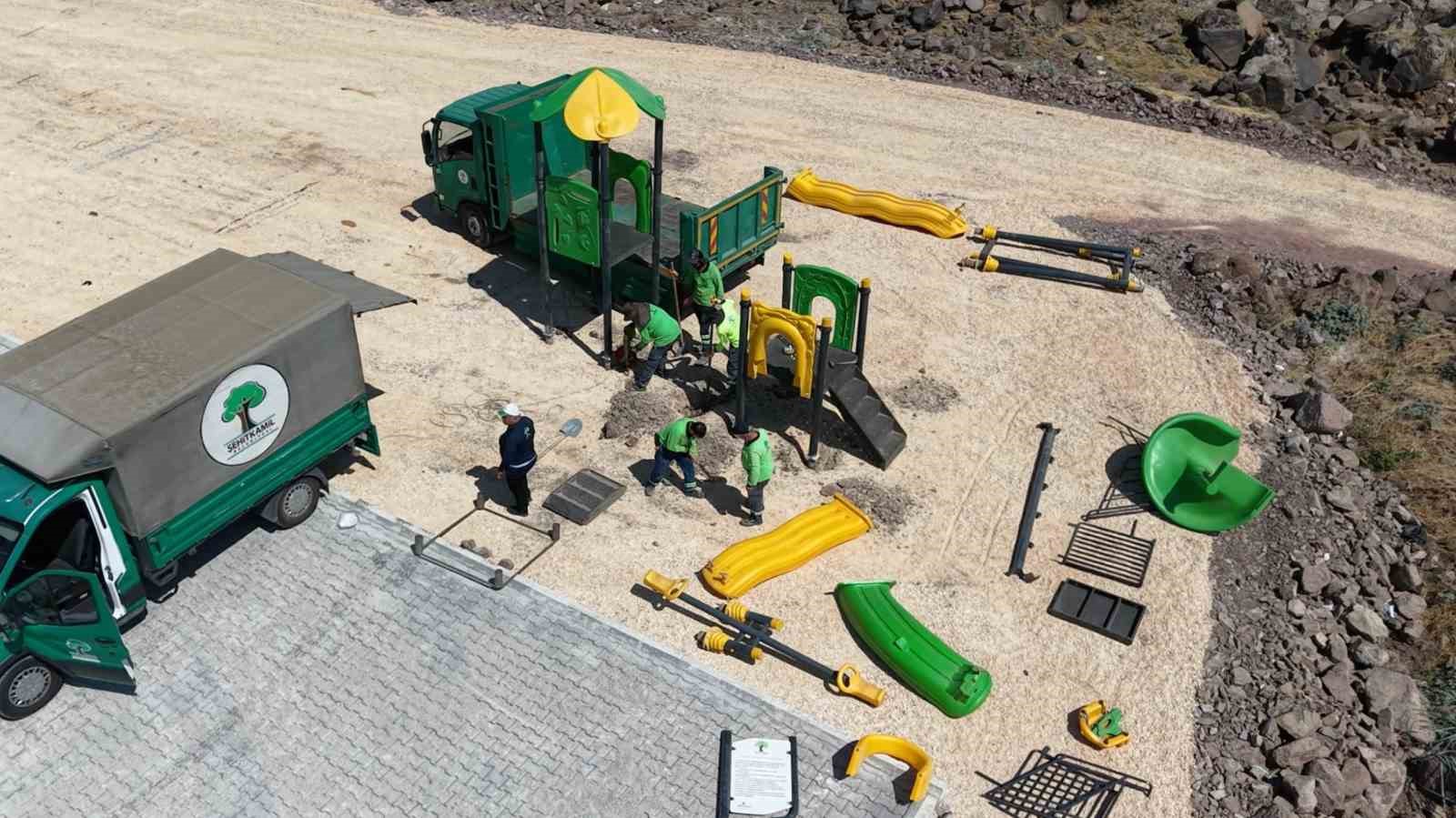Şehitkamil’de parklar yenileniyor