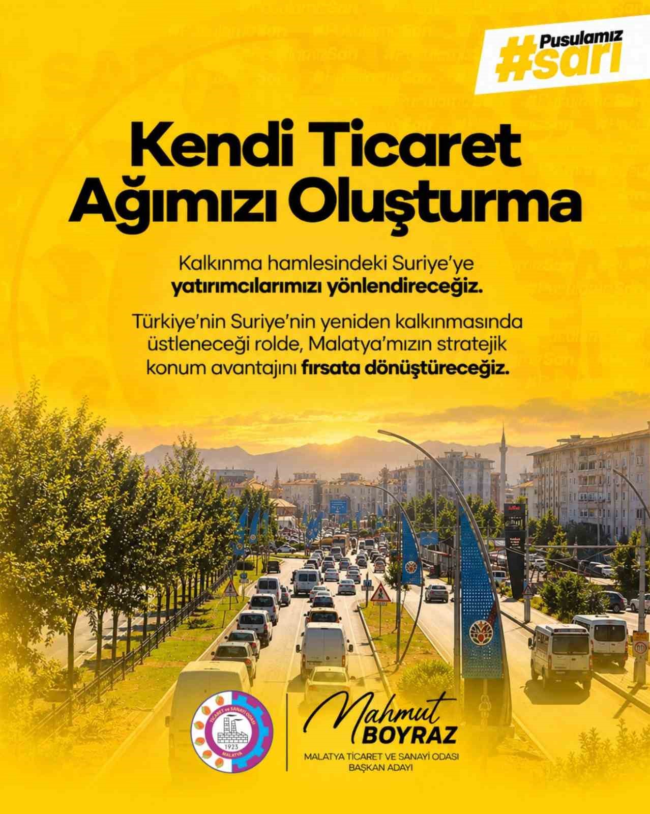 MTSO Başkan Adayı Mahmut Boyraz 6 projesini a&ccedil;ıkladı