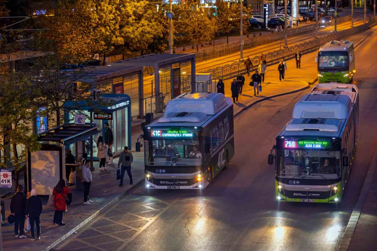 Kocaeli&rsquo;de toplu ulaşımın y&uuml;k&uuml;n&uuml; b&uuml;y&uuml;k oranda doğalgazlı otob&uuml;sler &ccedil;ekiyor
