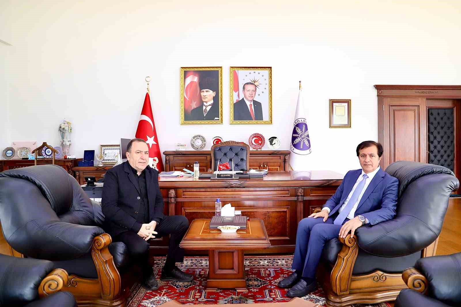 Ardahan TSO Başkanı Demirci&rsquo;den Rekt&ouml;r Emiroğlu&rsquo;na