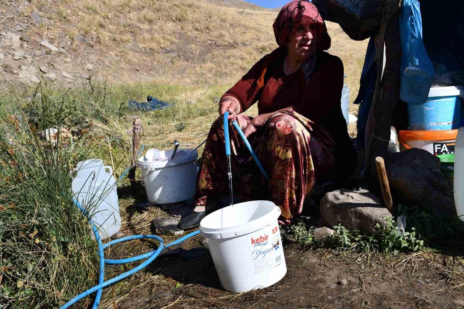 Şırnak&rsquo;ın yaylalarında organik tereyağ