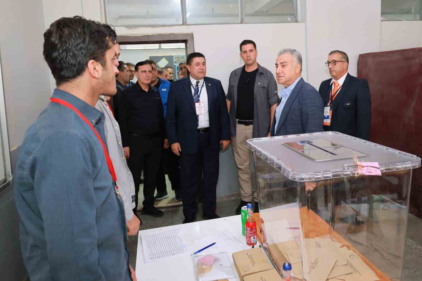 Emniyet M&uuml;d&uuml;r&uuml; Aktaş, MTSO se&ccedil;imlerini yerinde takip etti
