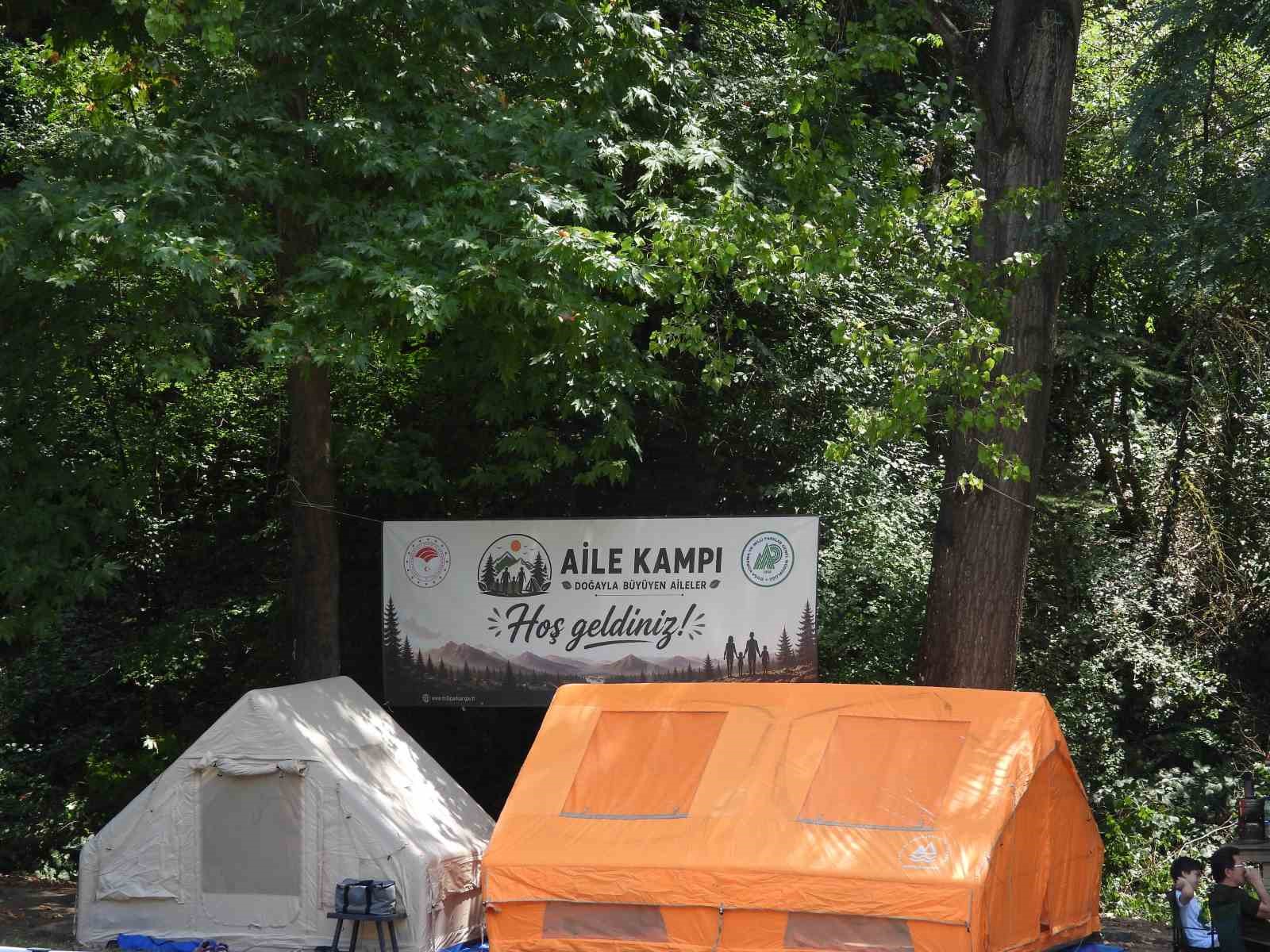 Zonguldak&rsquo;ta aile kampı heyecanı yaşandı