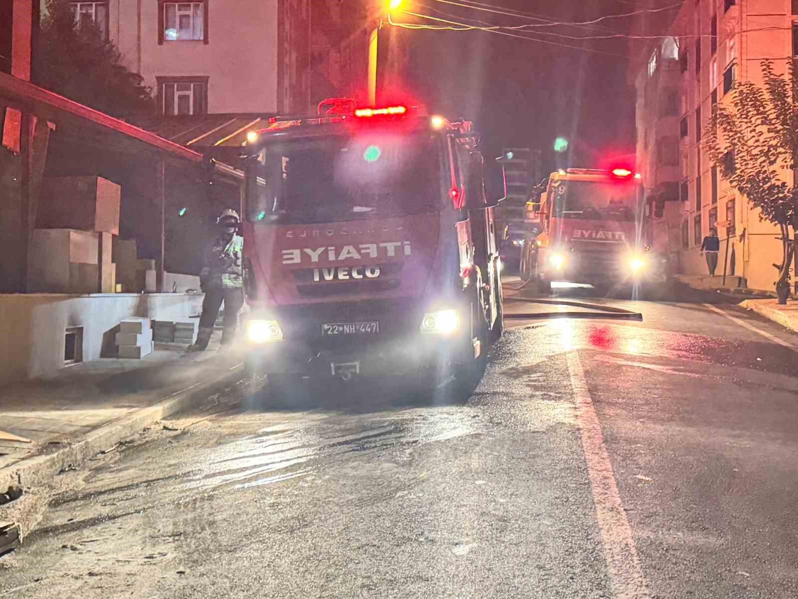 Yangında can pazarı yaşandı