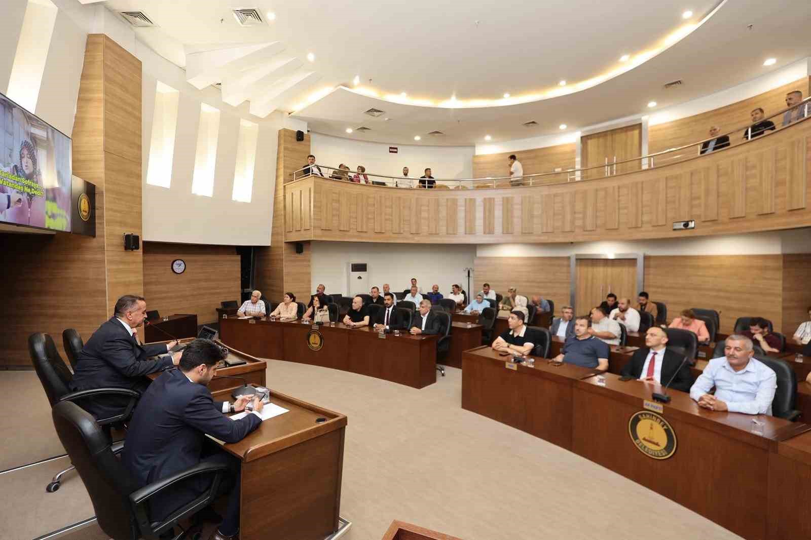 Şahinbey Belediyesi eyl&uuml;l ayı meclis toplantısı yapıldı