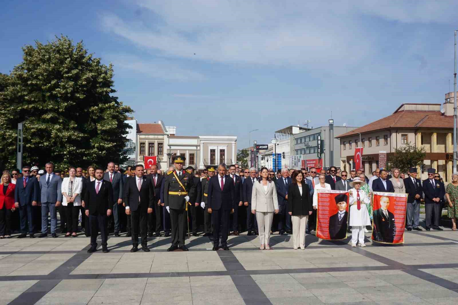Edirne&rsquo;de 104 yıllık zaferin gururu Mehmet&ccedil;ikle yeniden yaşandı