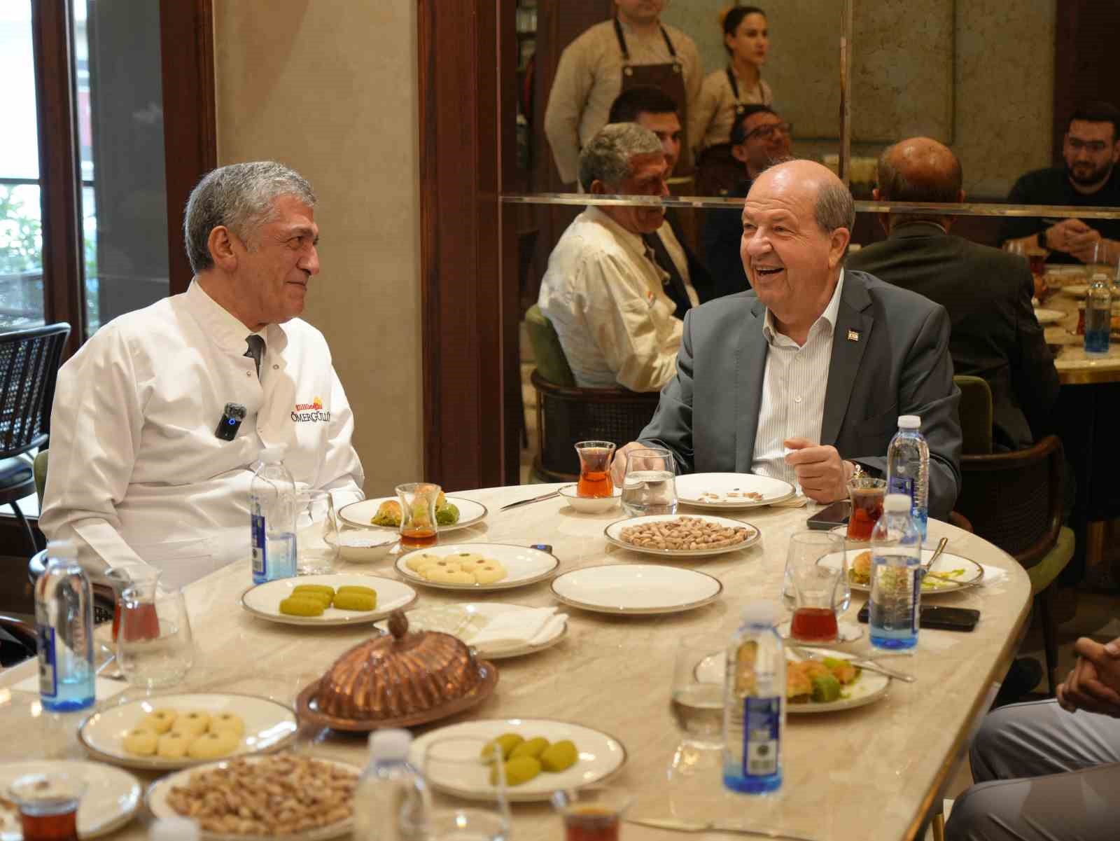 Eski KKTC Cumhurbaşkanı Tatar: "Esas baklava Gaziantep&rsquo;indir, tescillidir ve kopyası da m&uuml;mk&uuml;n değildir"