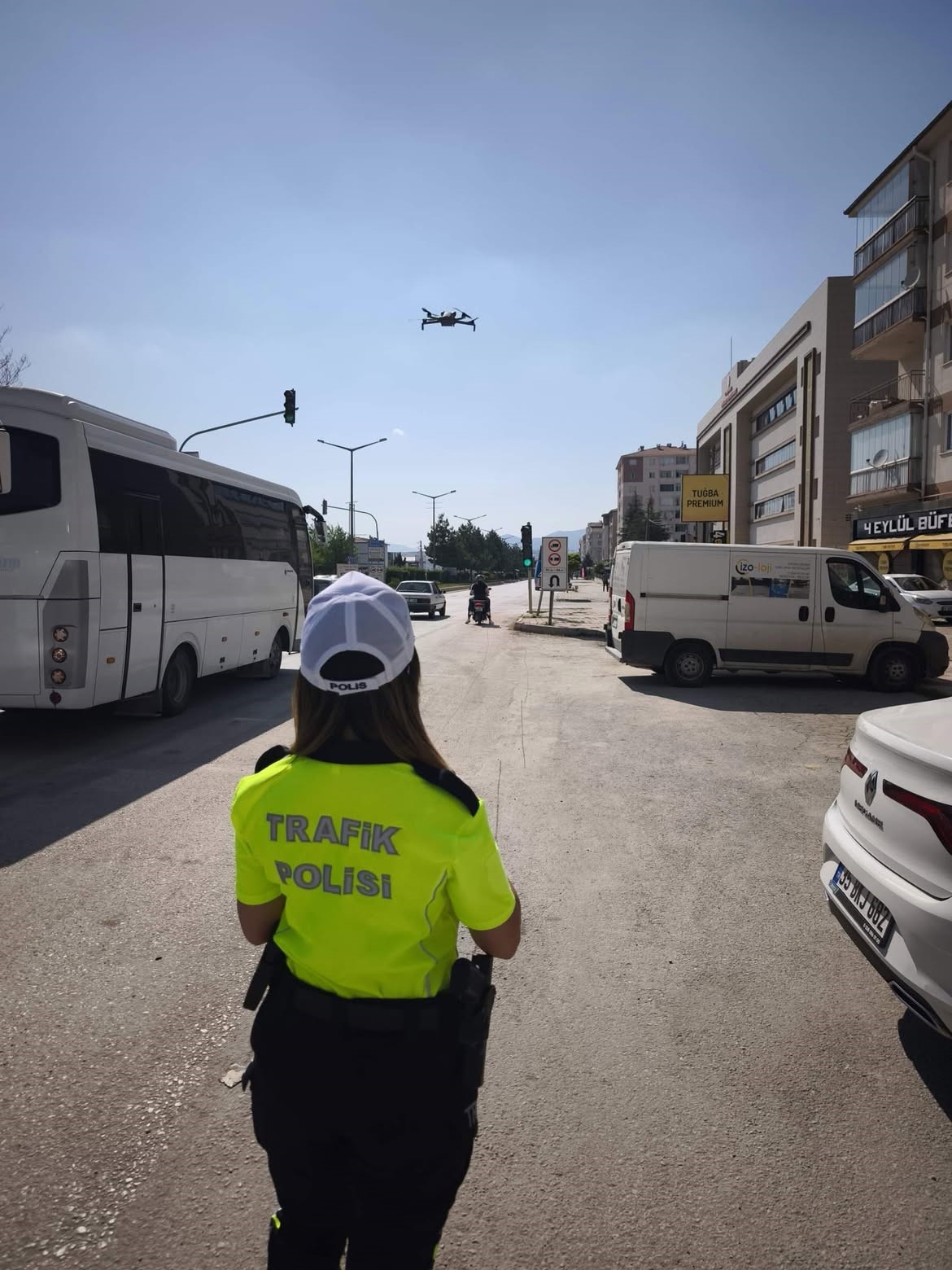 Bilecik&rsquo;te trafik denetimine drone desteği
