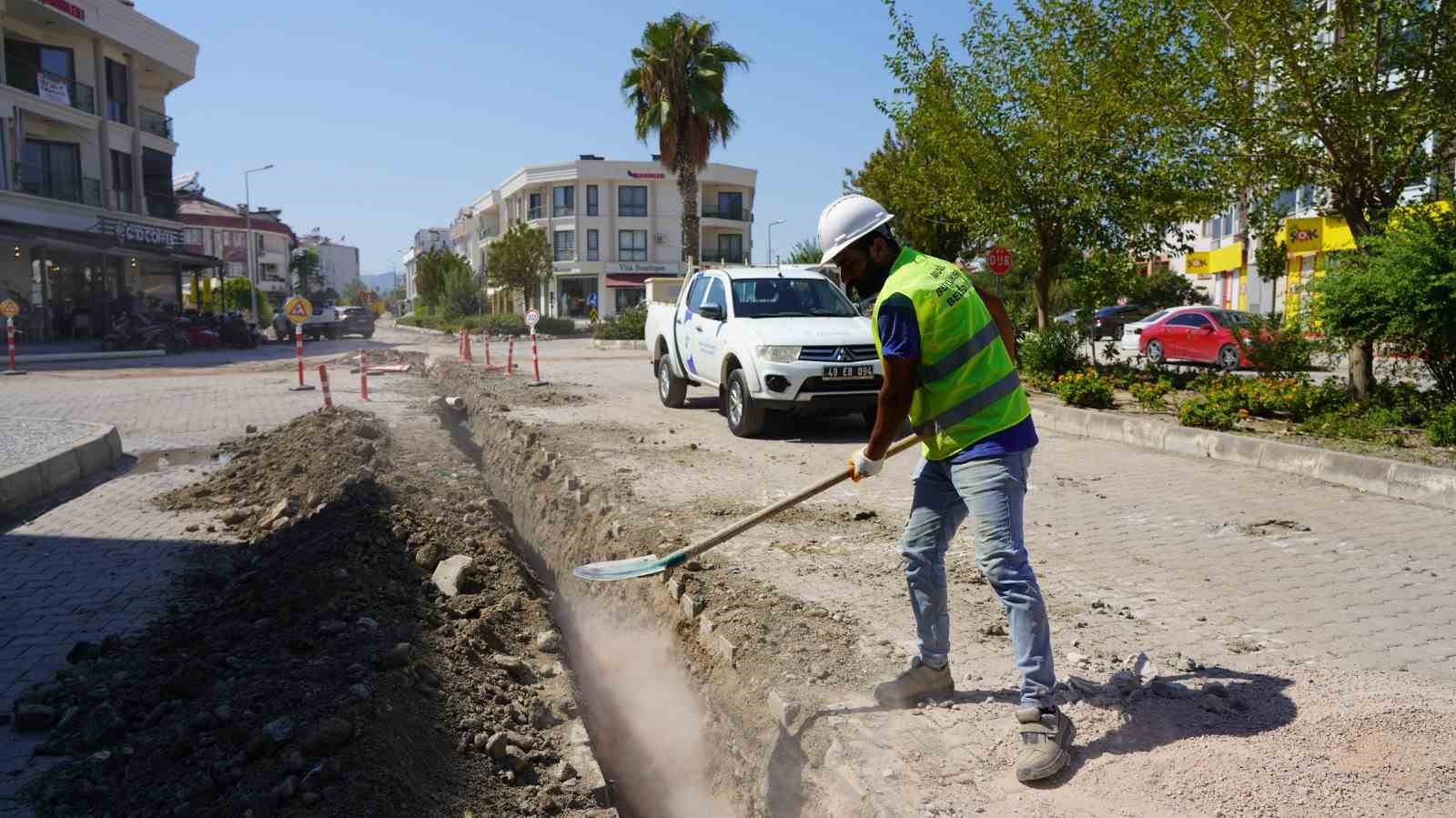 MUSKİ Dalaman&rsquo;da 48 bin metre i&ccedil;me suyu hattı yeniledi