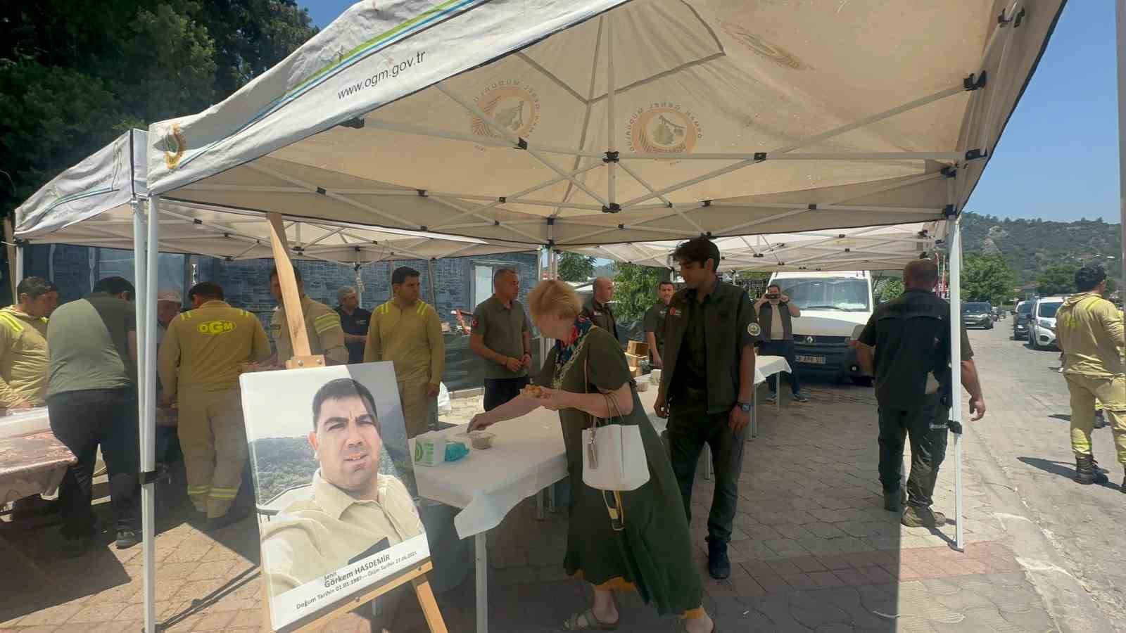 Marmaris&rsquo;te orman şehitleri dualarla anıldı