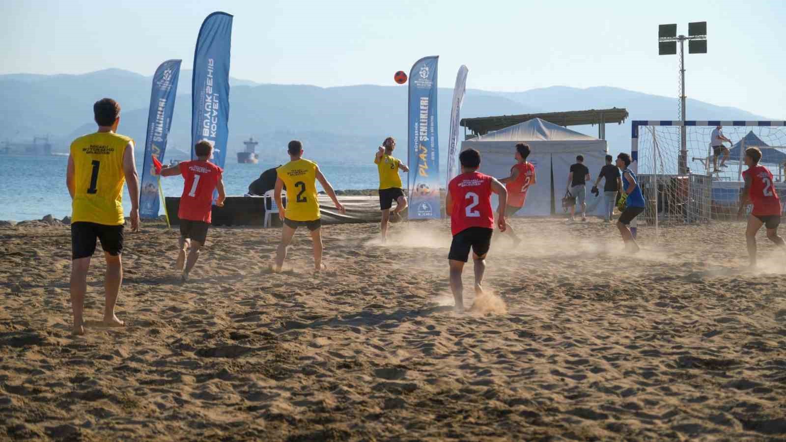 Plaj Şenlikleri&rsquo;nde 539 sporcu kıyasıya yarıştı